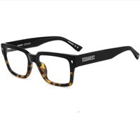 Monture de lunettes Dsquared Homme D2 0167/GBLACK HAVANA54 - D2 0167/GBLACK HAVANA54